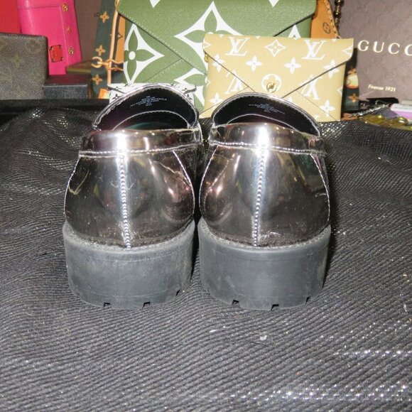Bandolino Metallic Fillup Loafer Driving Shoe Slip On tassle embellished size 7 - Picture 4 of 8